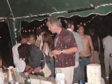 The PartySmart booth at 'Junebug 2003,' 6/7/2003